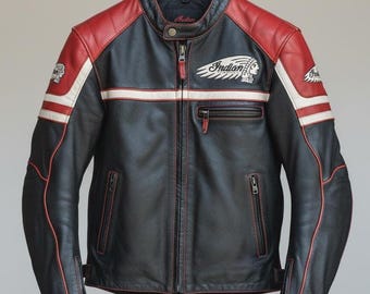 New Men’s Motorcycle Leather Biker Jacket Motorcycle Racing Jacket Riding