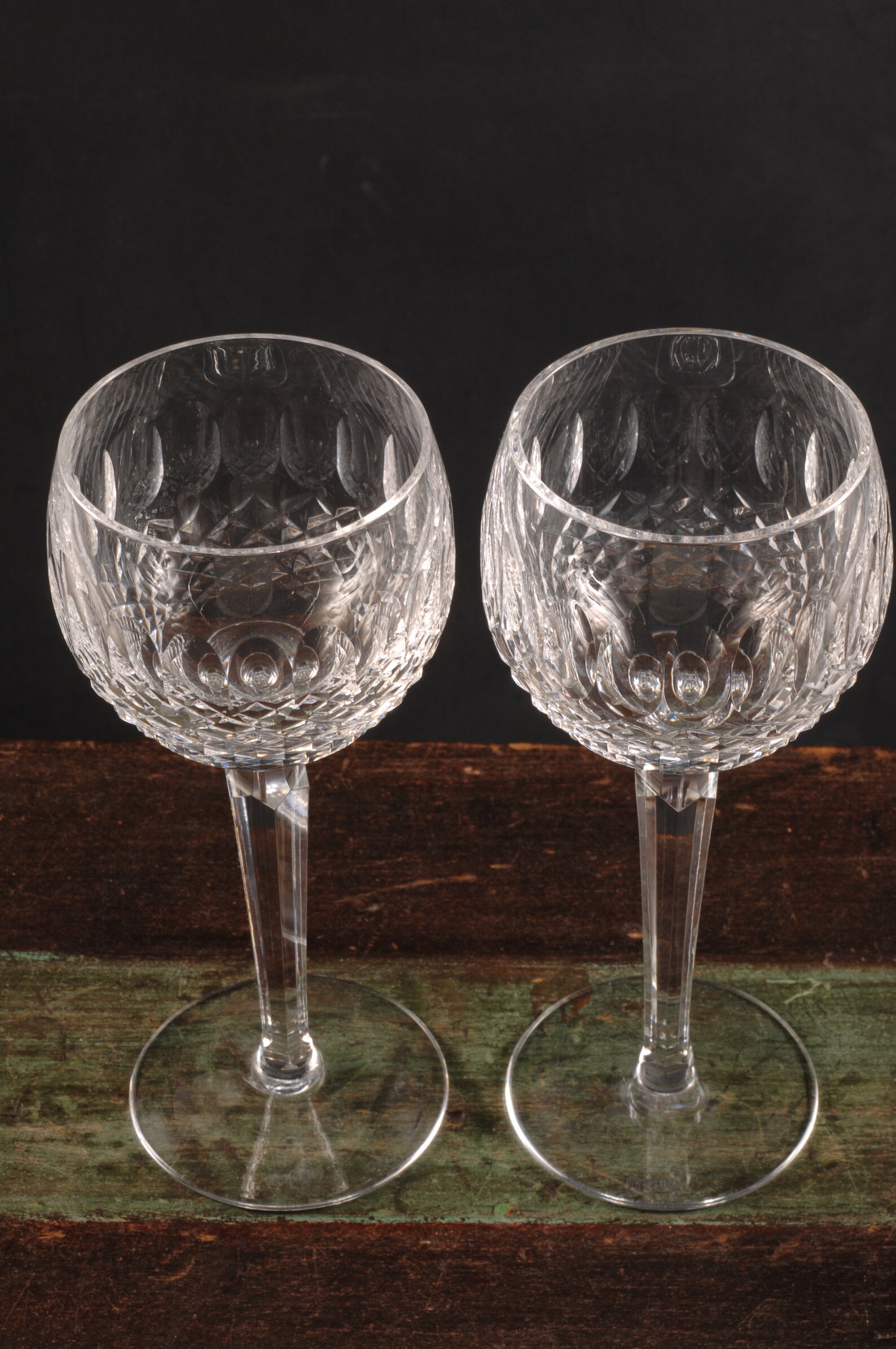Waterford Crystal Colleen Hock Wine Glasses Set of 2 Etsy
