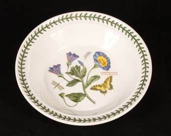 Portmeirion Botanic Garden Rim Soup Bowl - Vintage Ceramic Collectible Dining Serving Entertaining