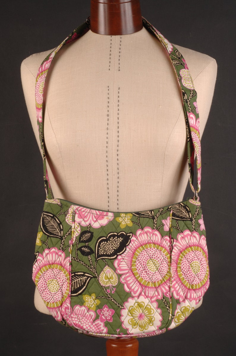 Vera Bradley Olivia Crossbody Vintage Handbag Collectible Fabric Purse image 3