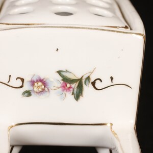 Rana de flores de carretilla floral Vintage cerámica coleccionable decoración del hogar vida imagen 9