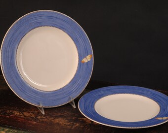 Wedgwood Sarah's Garden Dinner Plates - Set of 2 - Vintage Ceramic Collectible Dining Serving Entertaining