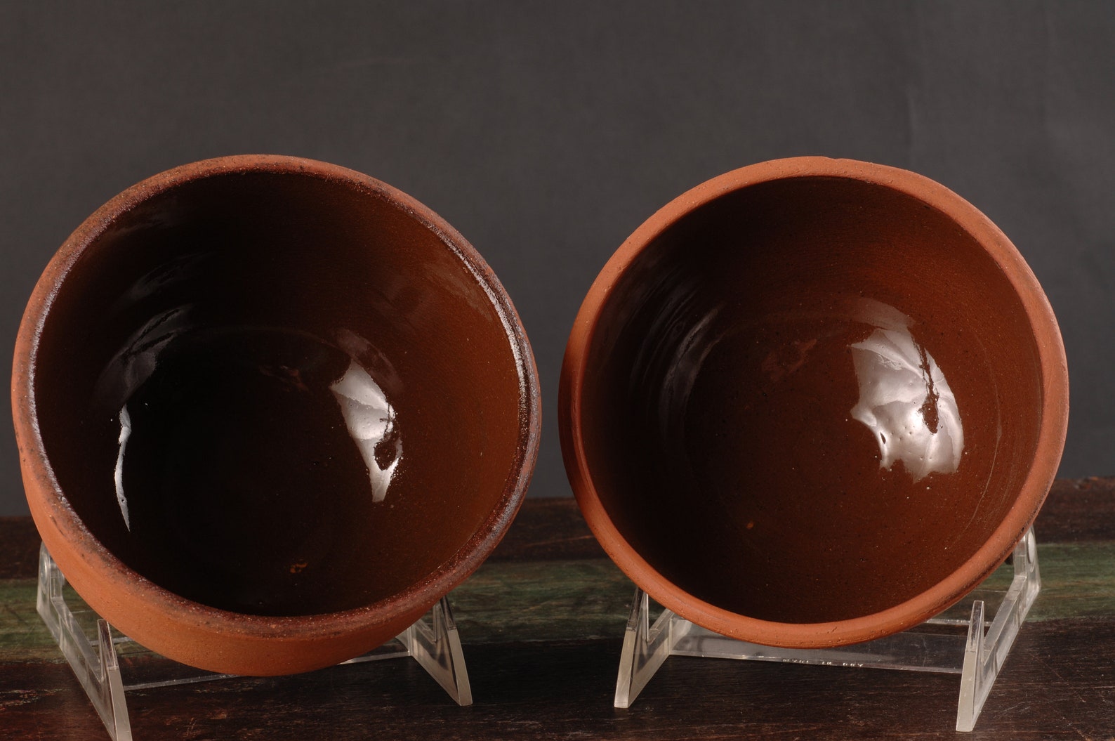 Hemstock Clay Bread Baking Bowls Set of 2 Vintage Ceramic Etsy