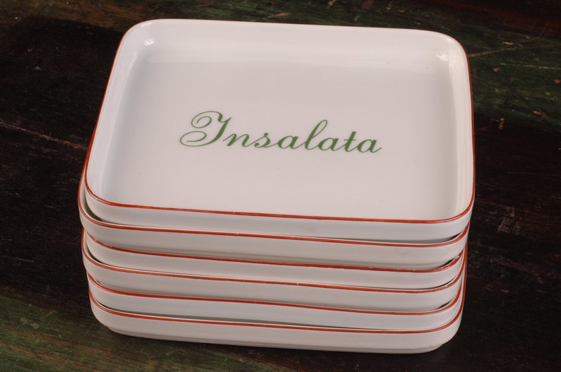 Germany 6 Insalata Salad Plates Hutschenreuther