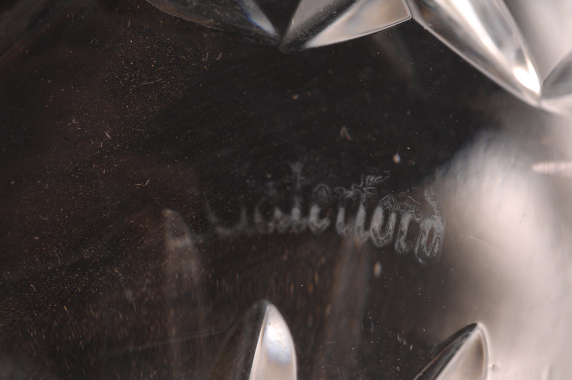 Waterford Crystal Dessert Bowls Set of 2 Vintage Crystal Etsy