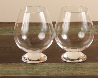 Tyrol by Riedel Crystal Pinot Noir Wine Glasses - Set of 2 - Vintage Glass Collectible Dining Serving Entertaining Barware