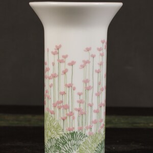 Rosenthal Pink Blumen Floral Baumann Studio Linie Vase Vintage Keramik Sammlerstück Wohndekor Wohnen Bild 2