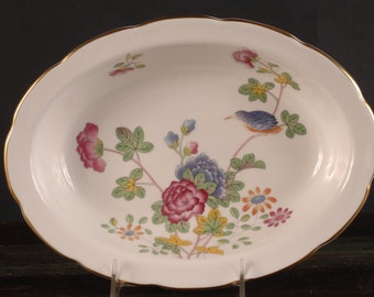 Wedgwood Cuckoo Oval Serving Bowl for Colonial Williamsburg - Vintage Ceramic Collectible Dining Serving Entertaining