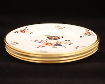 Coalport Khotar Bread Butter Plates - Set of 4 - Vintage Ceramic Collectible Dining Serving Entertaining