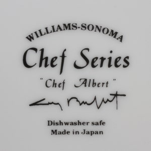 Williams Sonoma Guy Buffet Chef Series Collection Plates Set of 5 Vintage Ceramic Collectible Dining Serving Entertaining image 8