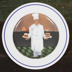 Williams Sonoma Guy Buffet Chef Series Collection Plates Set of 5 Vintage Ceramic Collectible Dining Serving Entertaining image 3