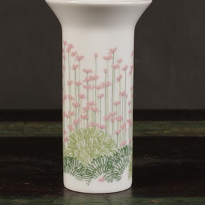 Rosenthal Pink Blumen Floral Baumann Studio Linie Vase Vintage Keramik Sammlerstück Wohndekor Wohnen Bild 3