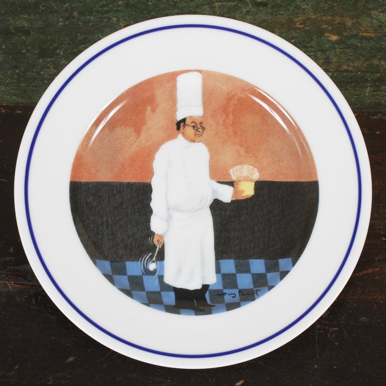 Williams Sonoma Guy Buffet Chef Series Collection Plates Set of 5 Vintage Ceramic Collectible Dining Serving Entertaining image 5