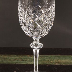 Waterford Powerscourt Pattern Water Goblet Vintage Glass Collectible Dining Serving Entertaining image 2