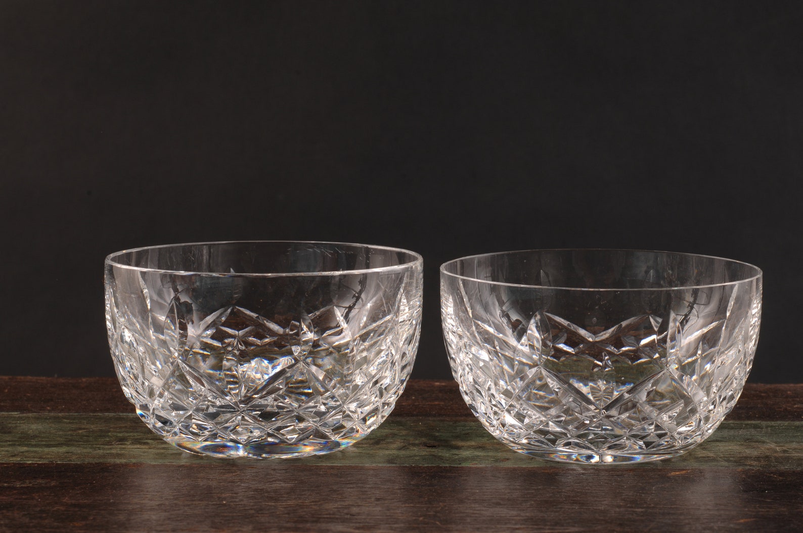 Waterford Crystal Dessert Bowls Set of 2 Vintage Crystal Etsy