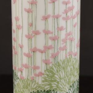 Rosenthal Pink Blumen Floral Baumann Studio Linie Vase Vintage Keramik Sammlerstück Wohndekor Wohnen Bild 4