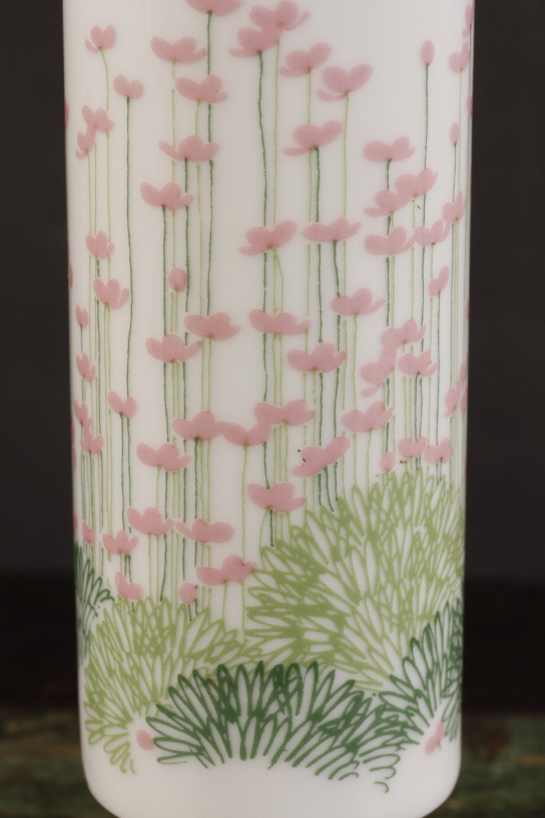 Rosenthal Pink Blumen Floral Baumann Studio Linie Vase Vintage Keramik Sammlerstück Wohndekor Wohnen Bild 4