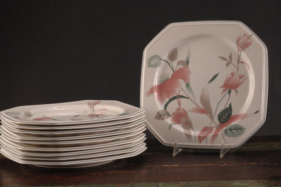 mikasa silk flowers dinner set