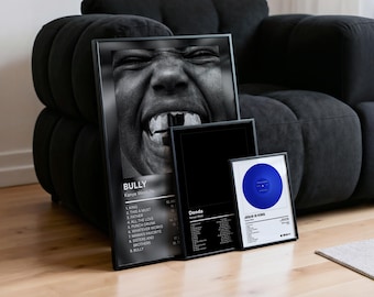 Kanye West-poster, set van 3 - albumhoes muurdecoratieset - direct digitaal downloaden