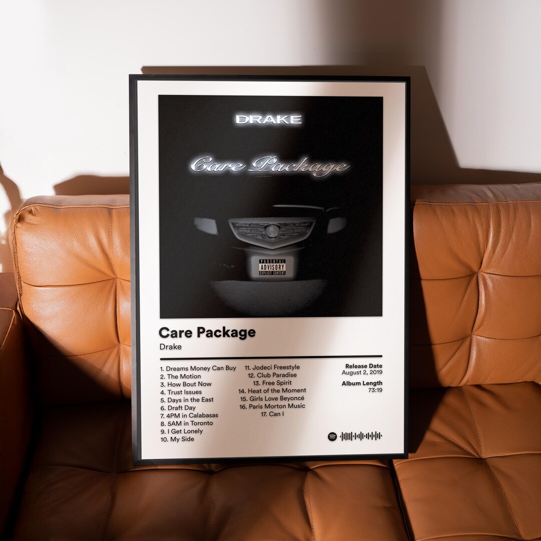 Drake Care Package Poster – FREE US and EU Shipping – Album Cover ...