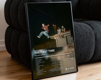 The Kid LAROI "The First Time (Deluxe)" Album Poster - Album Cover Wall Decor - Aesthetic Music Poster