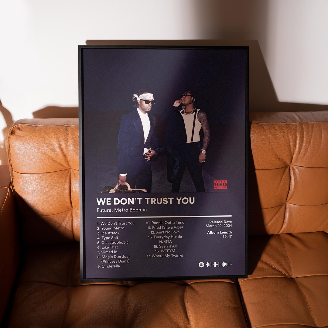 Future We Don't Trust You Poster – FREE US and EU Shipping – Album ...