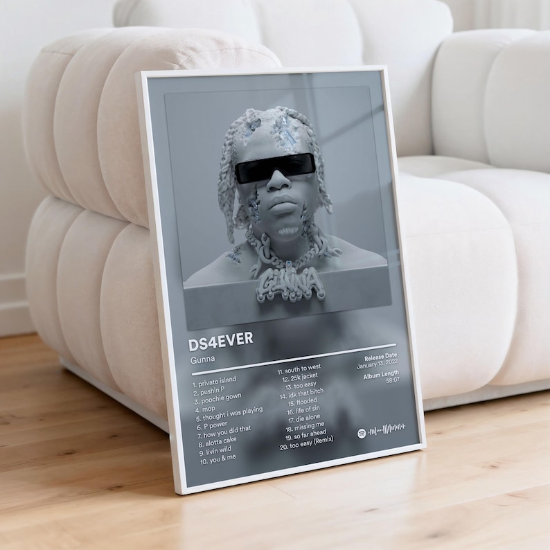 Choose Your Album - Personalized Music Poster - Album Wall Art - Music Gift for Fans - Custom Album Poster - Instant Digital Download image 5