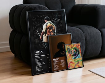 Rod Wave Poster 4 Pack - Album Cover Wall Decor Set - Instant Digital Download