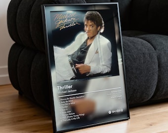 マイケル・ジャクソンのスリラー映画ポスター、ヴィンテージ音楽記念品