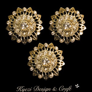 1 5 10 pcs Gold Gorgeous Luxury Sparkling Rhinestone Brooch, High Quality Pearl Crystal Brooch Wedding Embellishment Decoration, Style G5