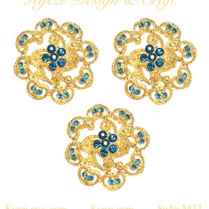 1 5 10 pcs Multi Color Gorgeous Luxury Sparkling Rhinestone Brooch, High Quality Crystal Brooch Wedding Embellishment Decoration, Style M11