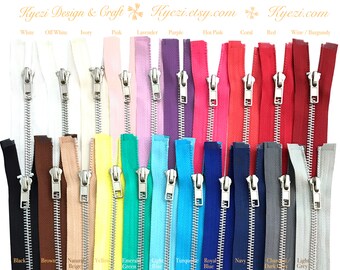 26 inch metal jacket zipper