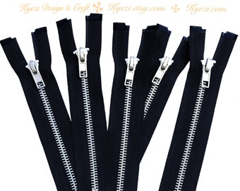 26 inch metal jacket zipper