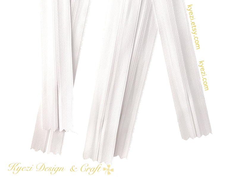 Black Navy Light Grey White Off White Beige Natural 20 30 50pcs 18 inch Invisible Zippers