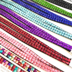 1 5 15 20 pc Rhinestone Crystal Luxury Bling Bling Lanyard for Cell Phone ID Key Chain Holder Badge ID U.S Seller, Fast Shipping image 4