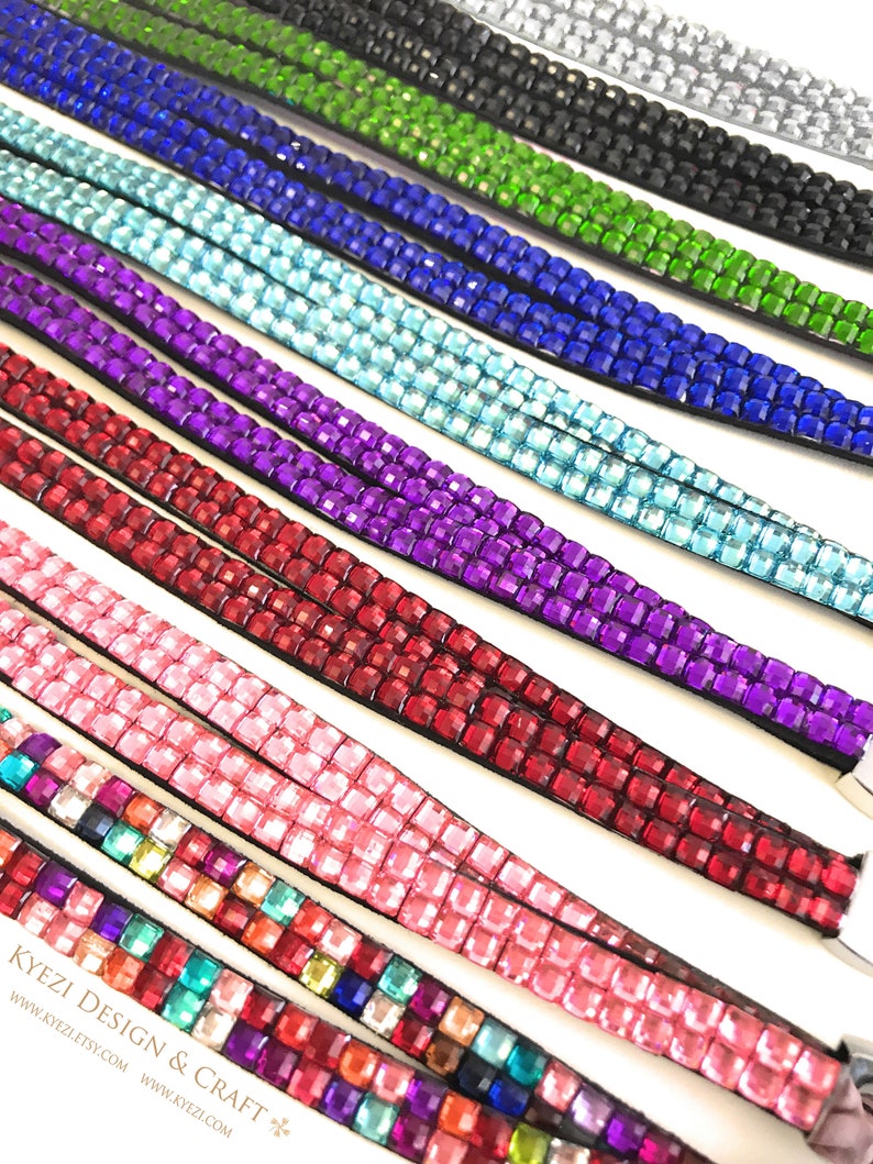 1 5 15 20 pc Rhinestone Crystal Luxury Bling Bling Lanyard for Cell Phone ID Key Chain Holder Badge ID U.S Seller, Fast Shipping image 4