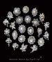 24 pc Assorted Silver Pearl Rhinestone Crystal Brooches Wedding Bouquet Cake DIY Decoration - U.S. Seller FAST SHIPPING 