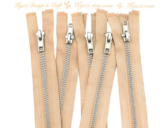 brass zipper 32 inch jacket zipper