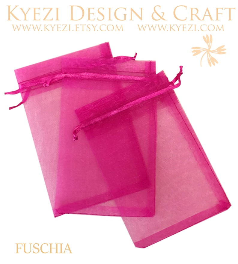 100 300 500 Pcs 5x7 Sheer Drawstring Organza Bags Etsy
