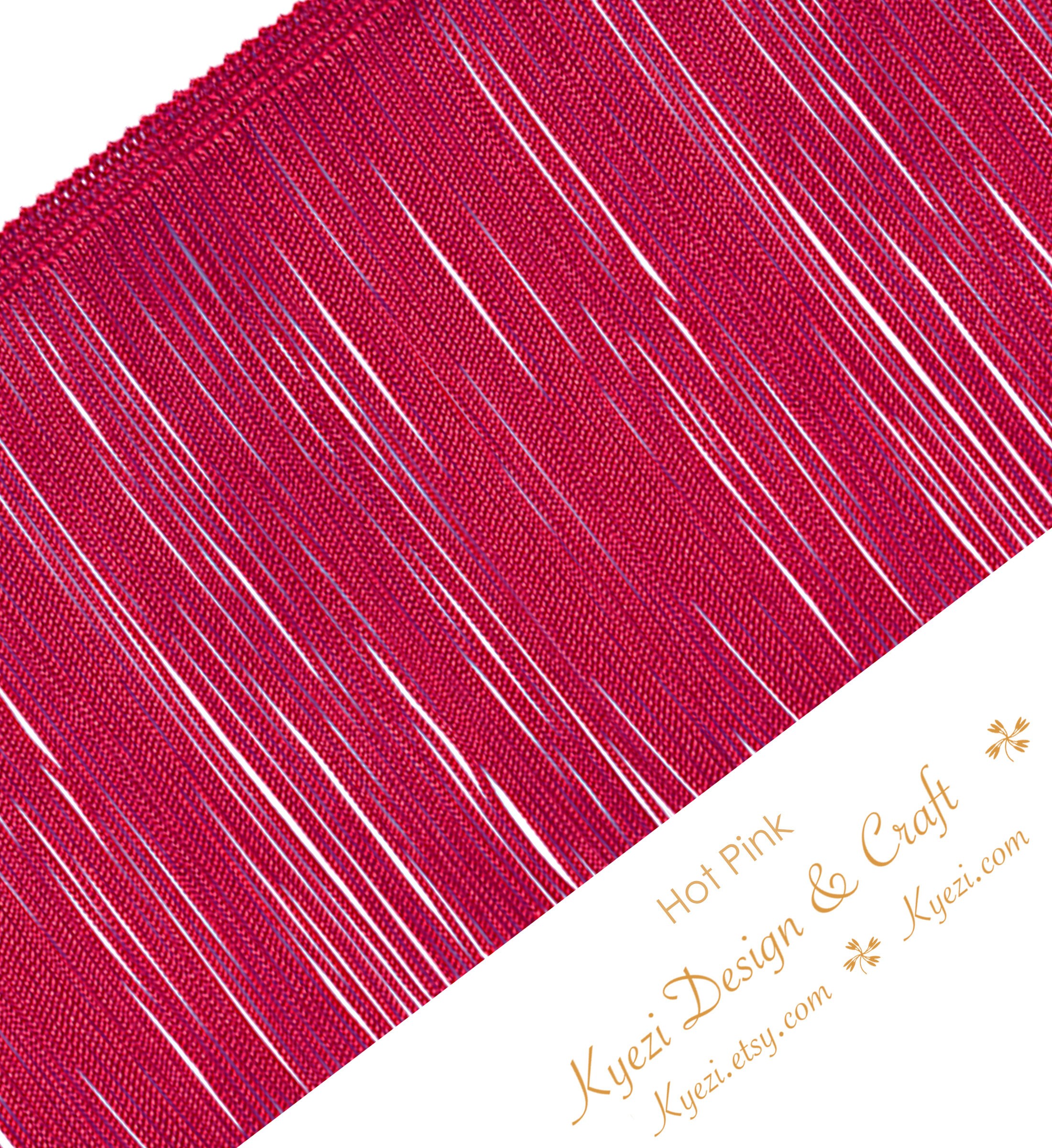 Fransenborte, 10 Cm Lang, Stil CF04, Farbe Lila (Hellviolett) – Pro Yard (91 Cm), Aus Polyester, Für Nähen & Dekoration