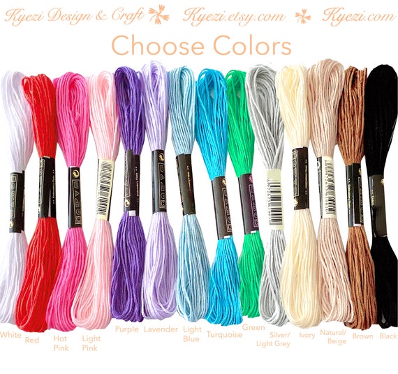 Choose Color Embroidery Thread Floss 1 5 10 30 50 100pcs Cross Etsy