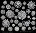 32 pcs Assorted Silver Crystal Color High Quality Crystal Brooch Rhinestone Brooch Pin Wedding Bouquet Cake DIY Kit Invitation Decoration 