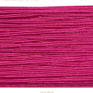 3 mm viscose soutache tresse cordon perles couture courtepointe garniture broderie artisanat conception de bijoux, noir rose blanc cassé or argent Hot Pink