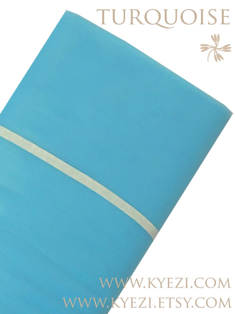 Turquoise Tulle 54 X 120ft 40 Yard Tutu Fabric Bolt Etsy