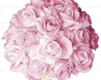 Bouquet Di Spille Di Cristallo Di Nozze(610+) - Alibaba - Foto 9