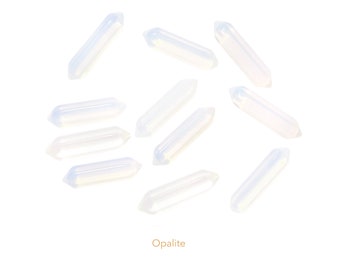 Opalite Double Terminated Carved Points, Natural Gemstone Crystal - K224E