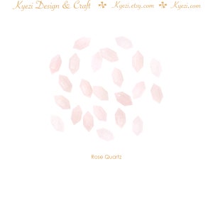 Rose Quartz Small Double Terminated Carved Points, Natural Gemstone Crystal - K223B