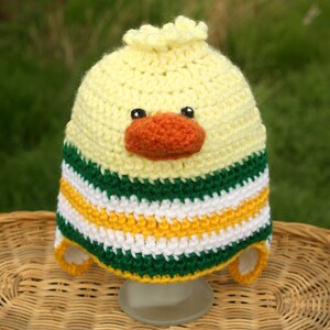 Duck Baby/Toddler Beanie with Earflaps image 2