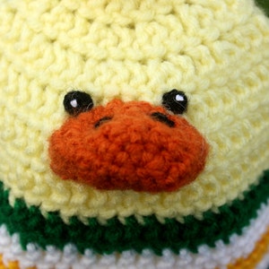 Duck Baby/Toddler Beanie with Earflaps image 1