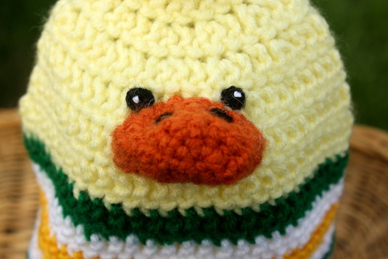 Duck Baby/Toddler Beanie with Earflaps image 1